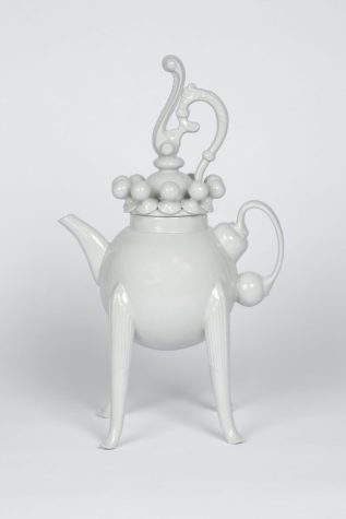 Long Legged Teapot Grey W22 x H36x D14