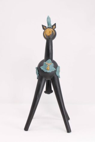 Dark Horse, H26cm,  Porcelain, slip casting