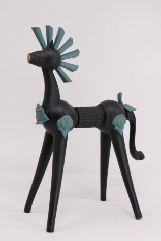 Dark Horse, H27cm,  Porcelain, slip casting