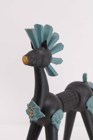 Dark Horse, H27cm,  Porcelain, slip casting
