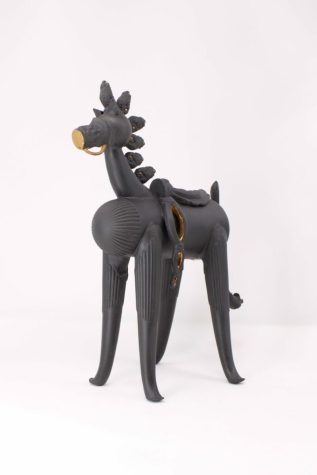 Dark Horse, H26cm,  Porcelain, slip casting