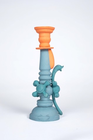 H219 x D11 stained porcelain, slip-casting 